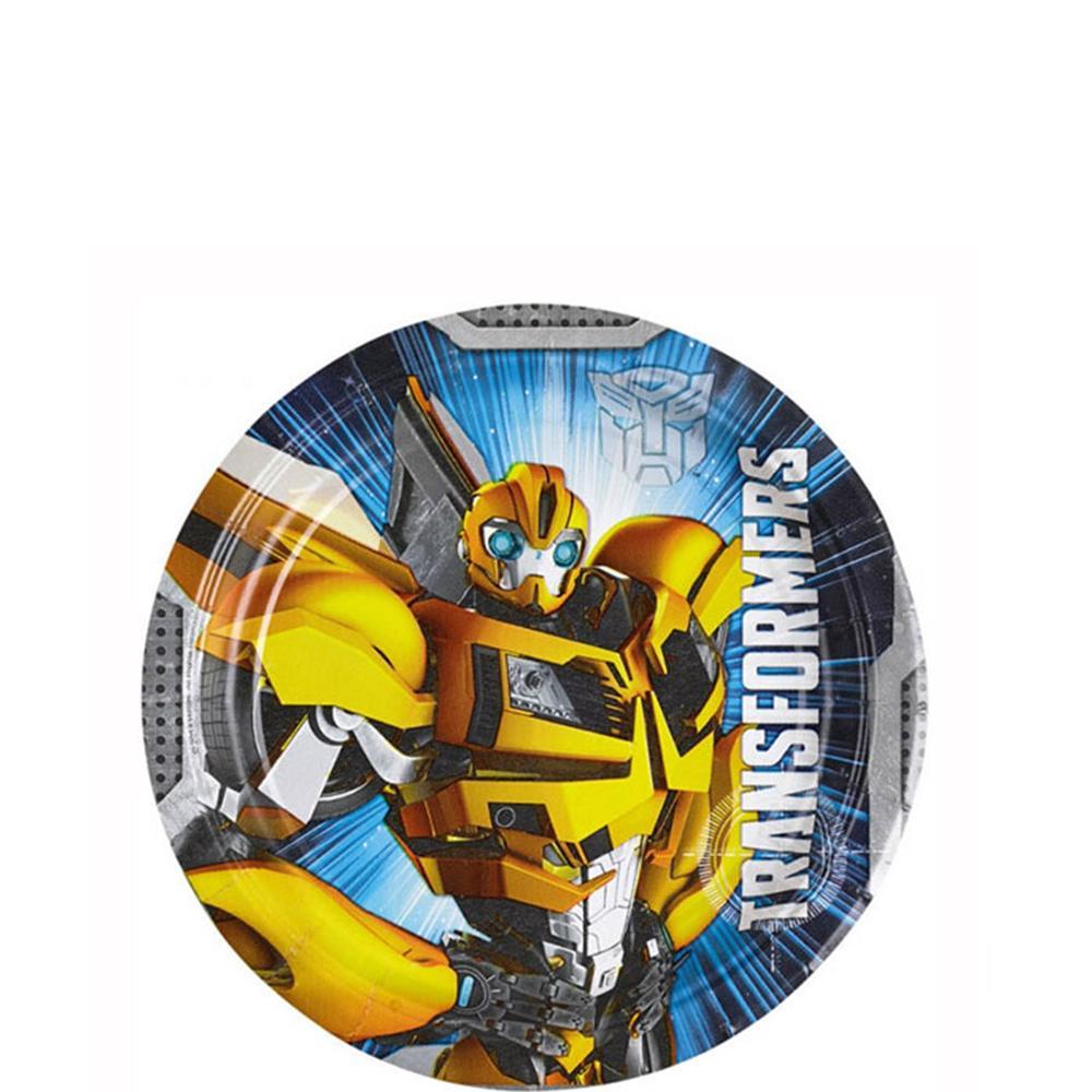 Transformers 2 Plates 7in, 8pcs Printed Tableware - Party Centre - Party Centre