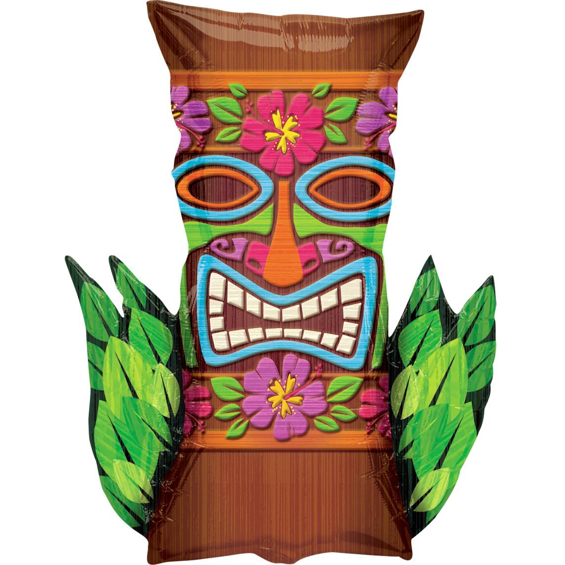 Tiki Time Foil Balloon 23 x 30in Balloons & Streamers - Party Centre - Party Centre