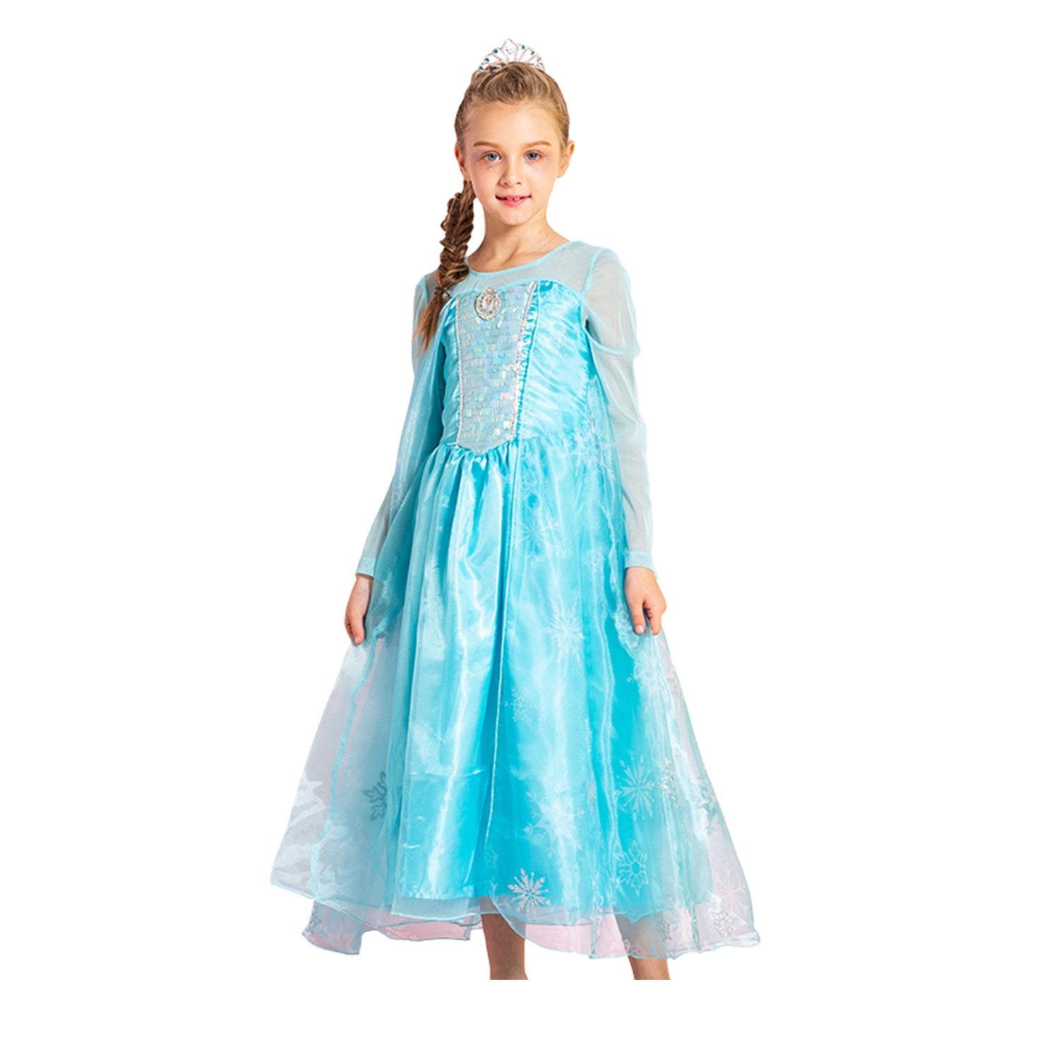 Child Elsa Prestige Dress Costume - Party Centre