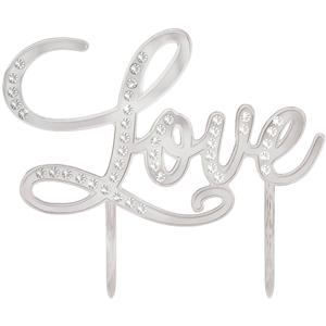 Love Cake Topper Party Accessories - Party Centre - Party Centre
