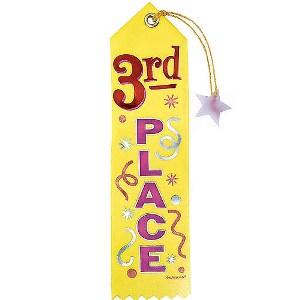 3rd Place Recognition Ribbon Party Accessories - Party Centre - Party Centre