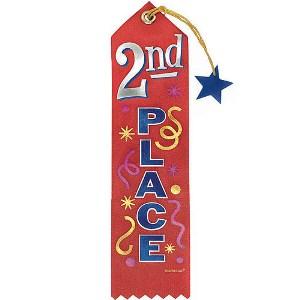 2nd Place Recognition Ribbon Party Accessories - Party Centre - Party Centre