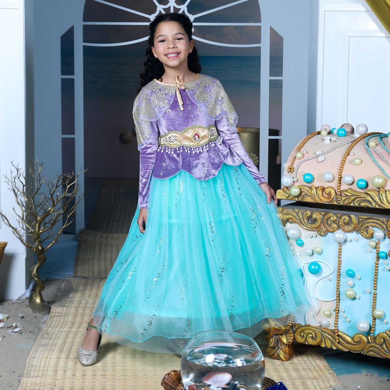 Disney Golden Princess Ariel Prestige Dress Up Costume