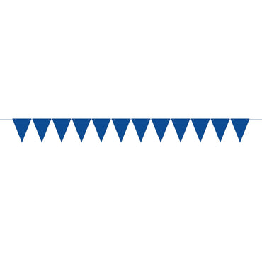 Bright Royal Blue Mini Paper Pennant Banner - Party Centre