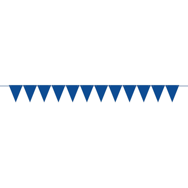 Bright Royal Blue Mini Paper Pennant Banner