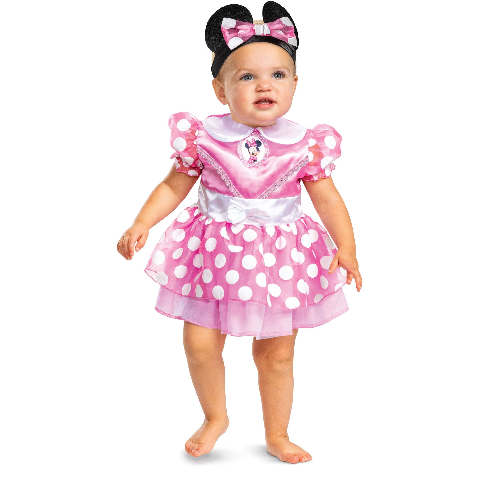 Infant Pink Minnie Mouse Classic Costume - Party Centre