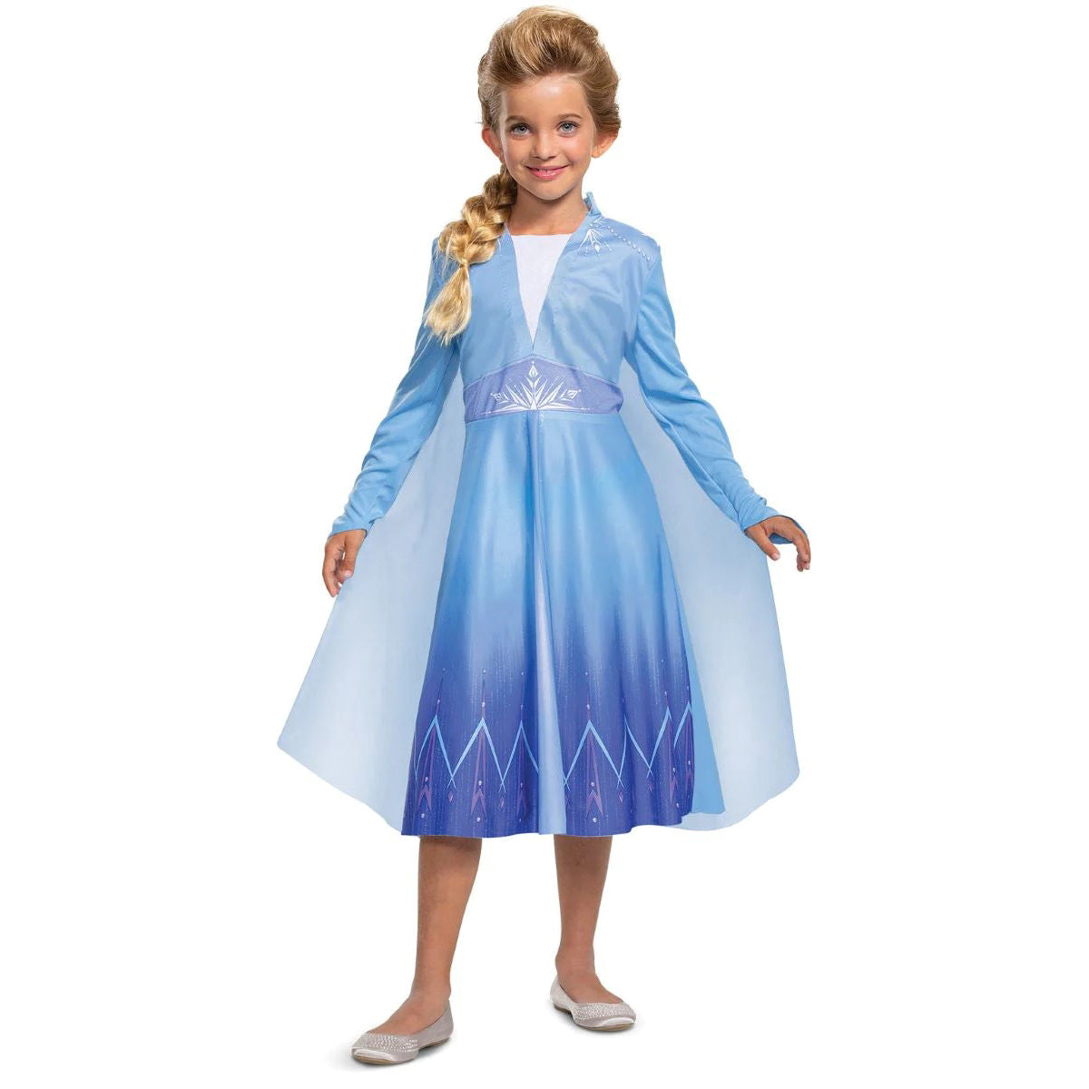 Child Disney Frozen 2 Elsa Travelling Deluxe Costume - Party Centre