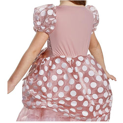 Child Minnie Mouse Rose Gold Deluxe Costume