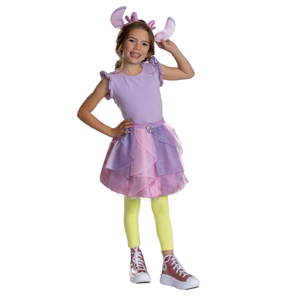 Child Disney Lilo & Stitch Angel Tutu Set Costume - Party Centre