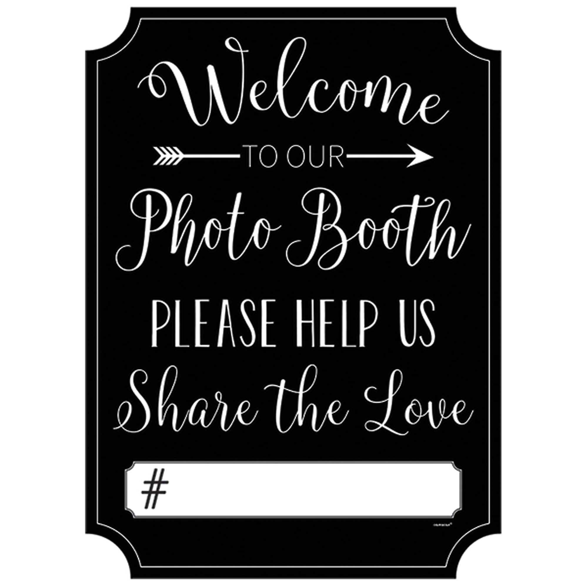 Wedding Photo Booth Sign Cardboard - Party Centre