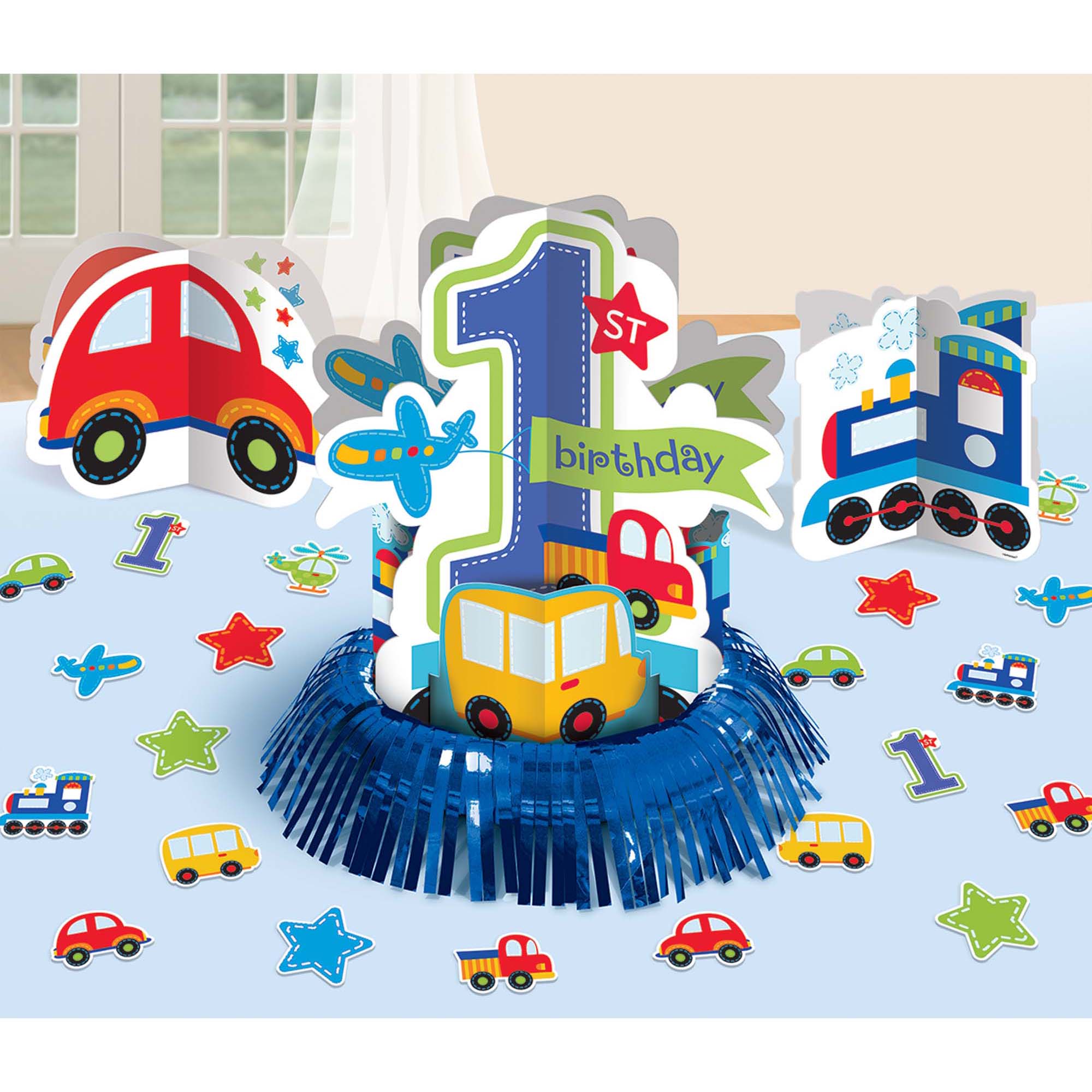 All Aboard Birthday Table Decorating Kit - Party Centre