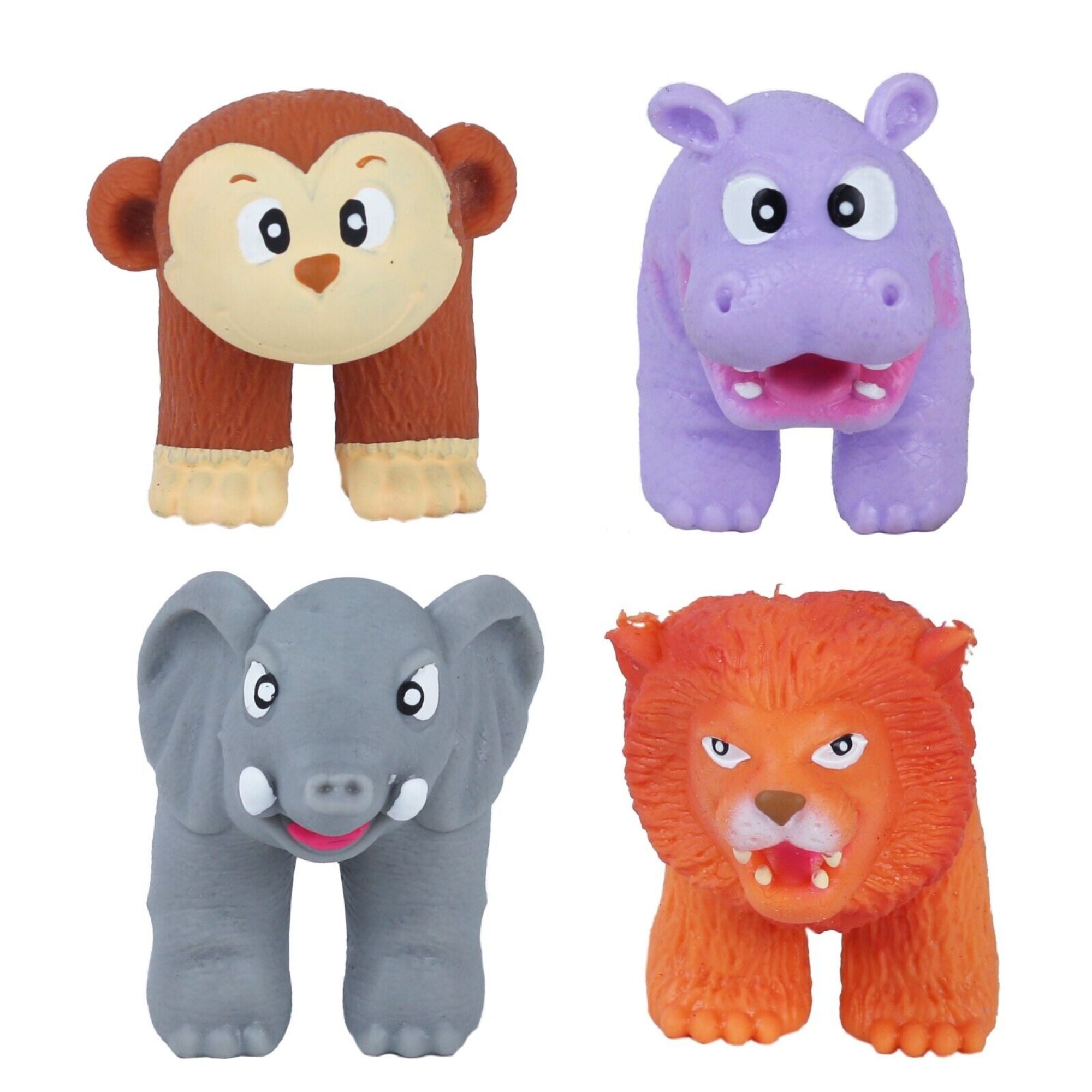 Jungle Animal Finger Puppet Favor 1.7in Assorted (sold per piece) - Party Centre