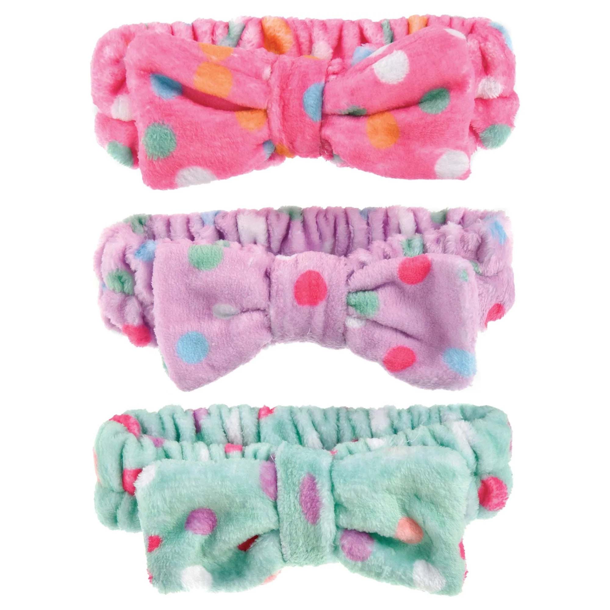 Spa Party Fabric Headbands Multipack 6pcs - Party Centre