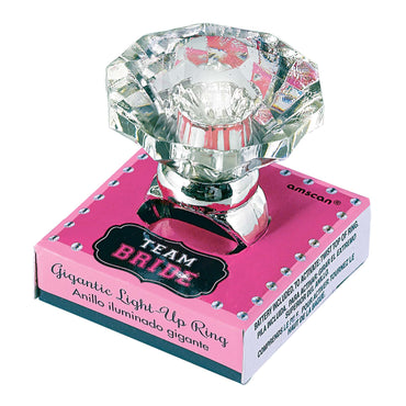Bachelorette Gigantic Light-Up Ring - Party Centre