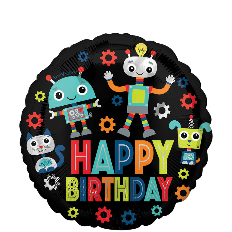 بالون فويل بعبارة "بيرثداي بوي" مقاس 18 إنش