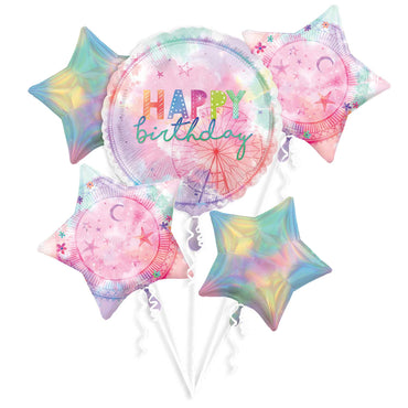 Girl-chella Balloon Bouquet, 5pcs - Party Centre