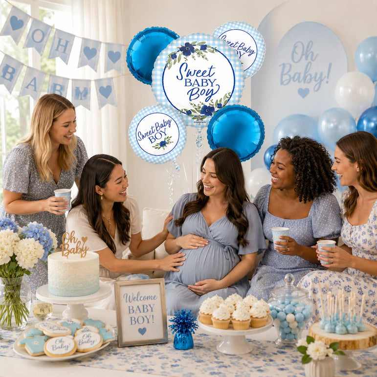 Baby In Bloom Jumbo Foil Balloon 28-Inch Party Decoration