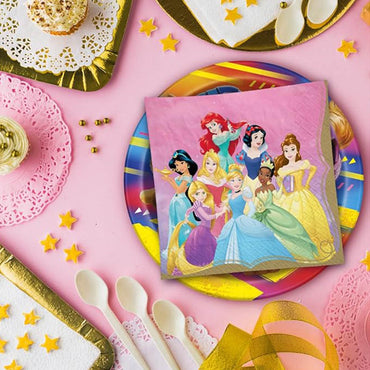 Once Upon A Time Disney Princess Princesses Beverage Napkins - Party Centre