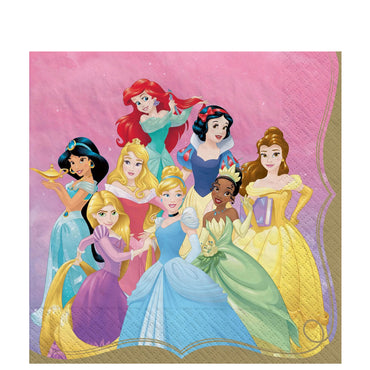 Once Upon A Time Disney Princess Princesses Beverage Napkins - Party Centre