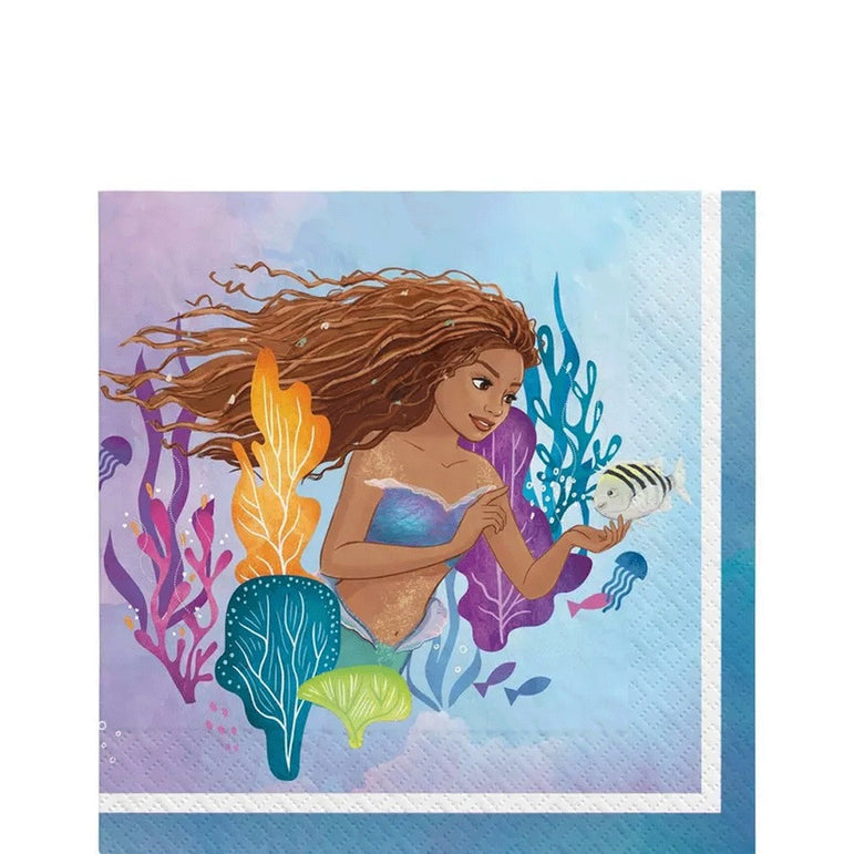 The Little Mermaid Beverage Napkins 16pcs