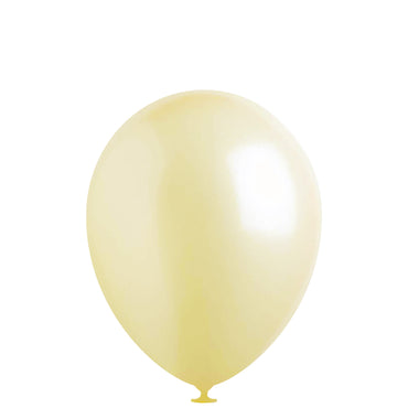 Vanilla Cream Fashion Latex Balloons 5in, 100pcs - Party Centre