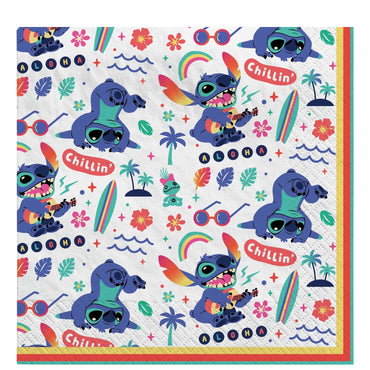 Disney Lilo & Stitch Lunch Napkin 16pcs - Party Centre