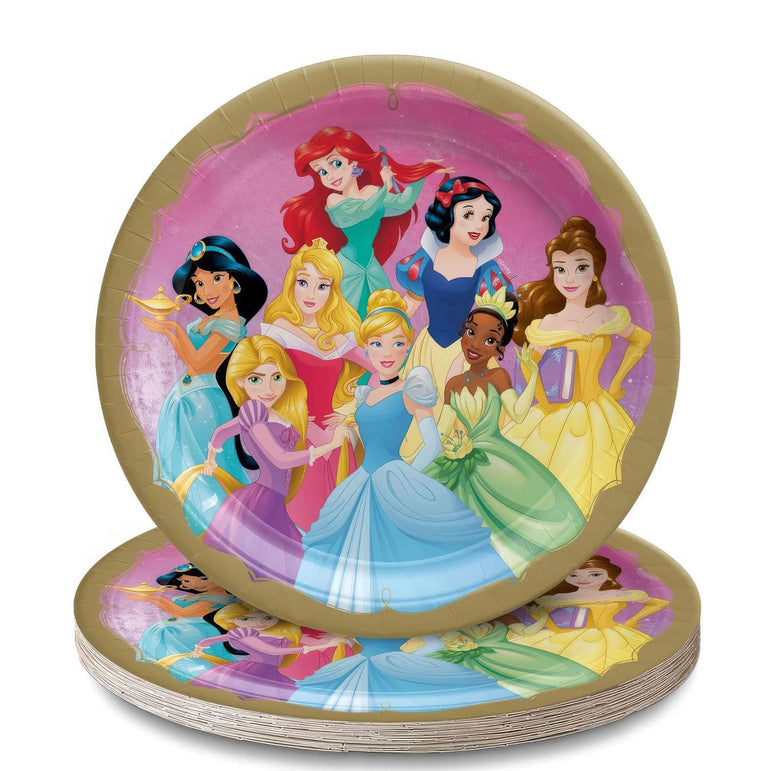 Disney Princess Round Paper Plates 7inches 8pcs