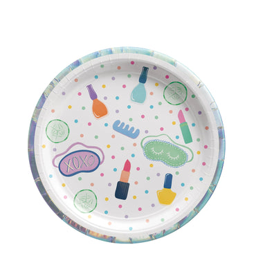 Spa Party Paper Plates 7in 8pcs - Party Centre
