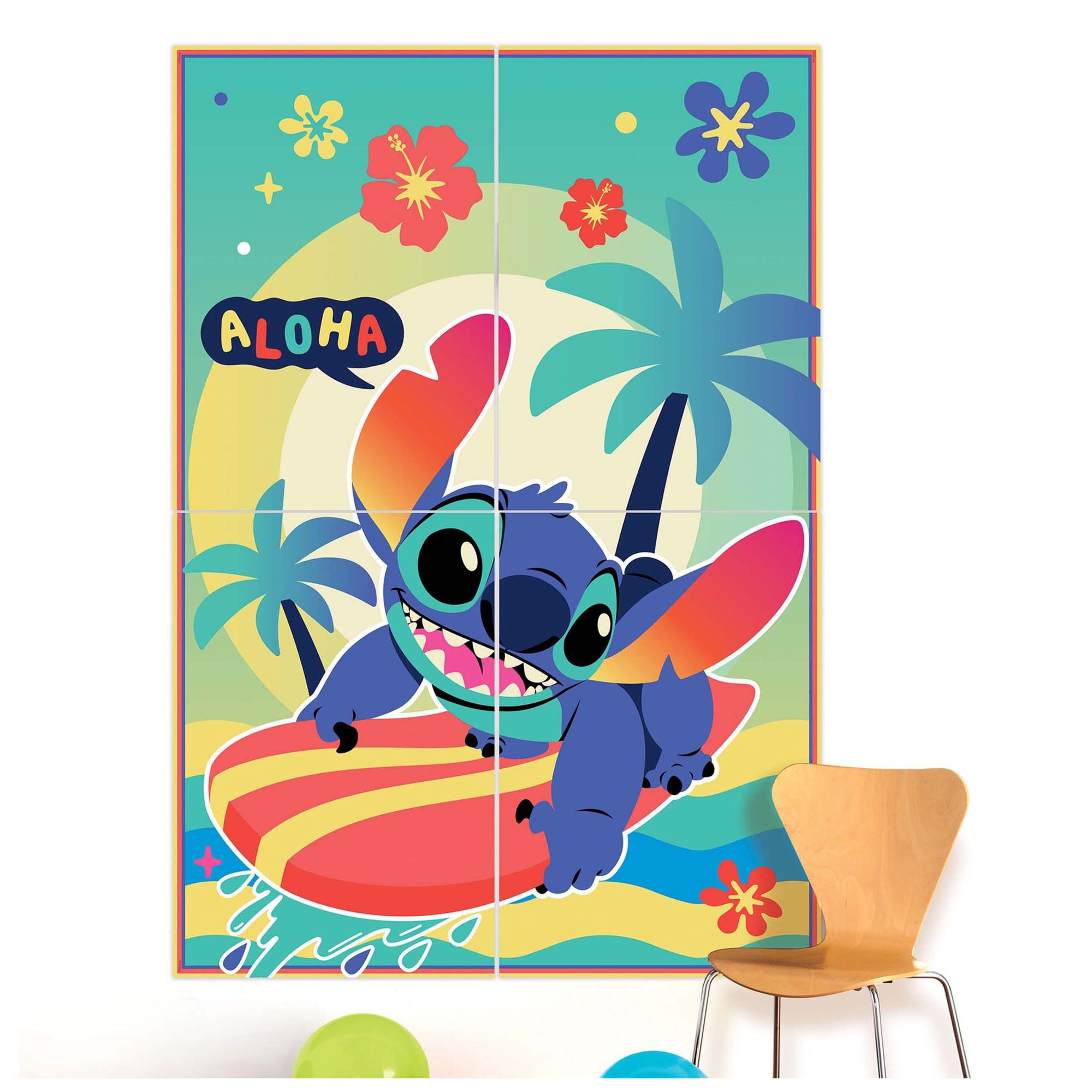 Disney Stitch Scene Setter with Props Decoration - Party Centre