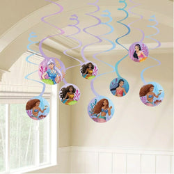 The Little Mermaid Spiral Decorations