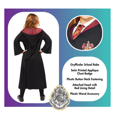 Child Hermione Robe Kit Costume - Party Centre