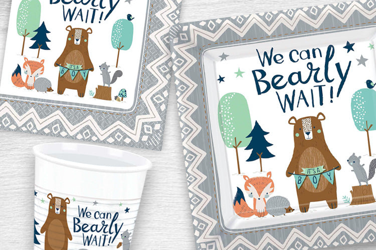 Bear-ly Wait Boy - Party Centre