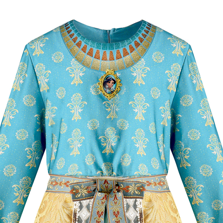 زي تنكري بريستيج باللون الذهبي على شكل شخصية أميرة ديزني ياسمين