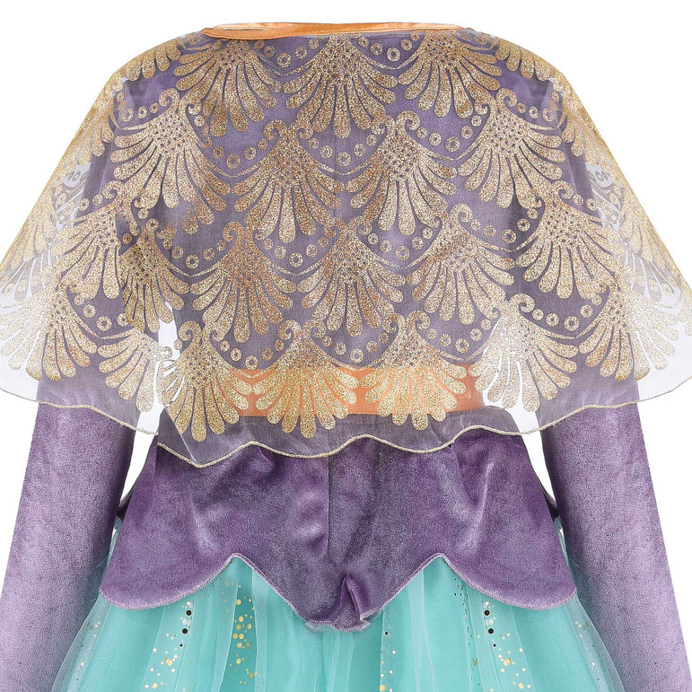 زي تنكري بريستيج باللون الذهبي على شكل شخصية أميرة ديزني آريل