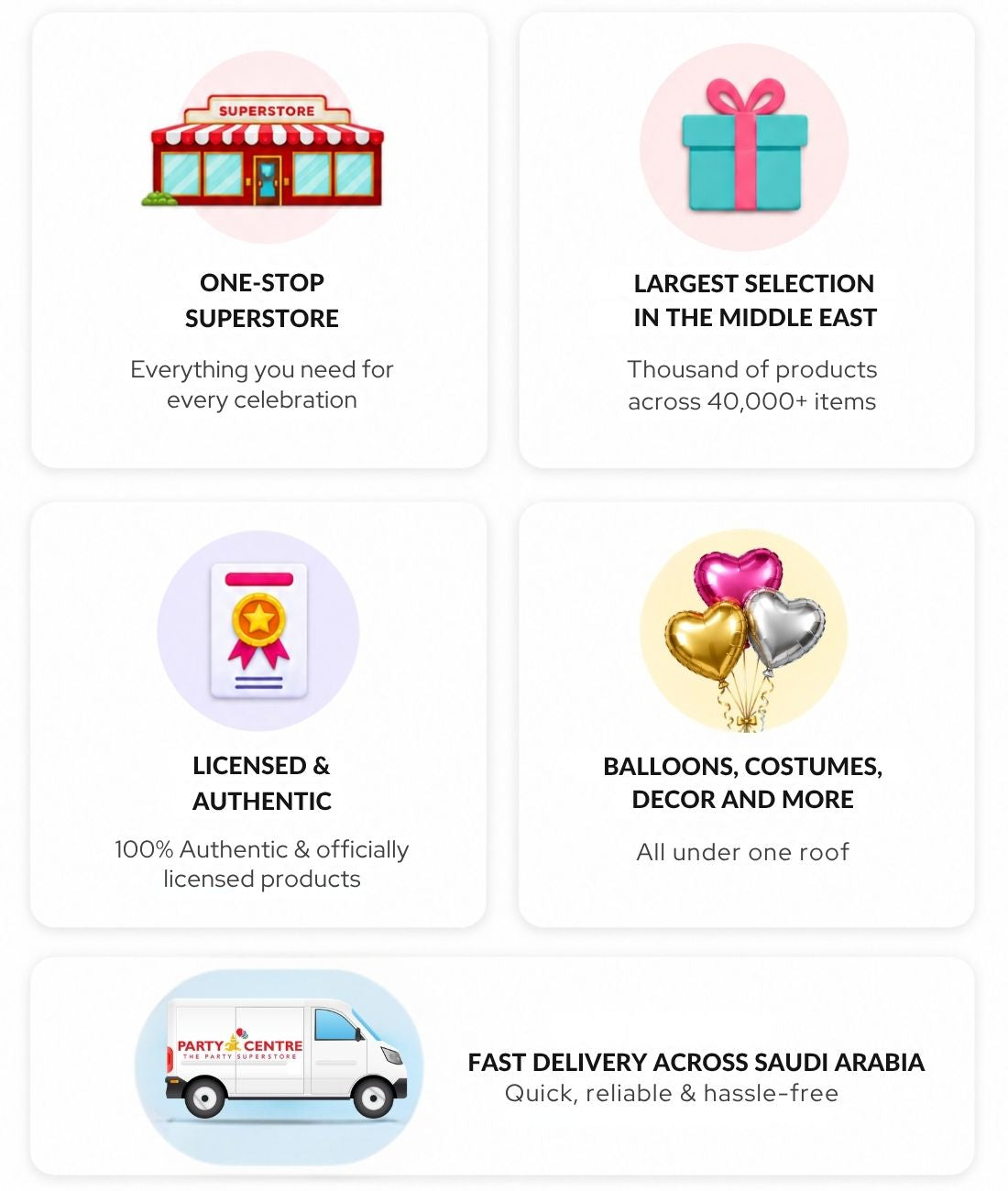WHY PARTY CENTRE?