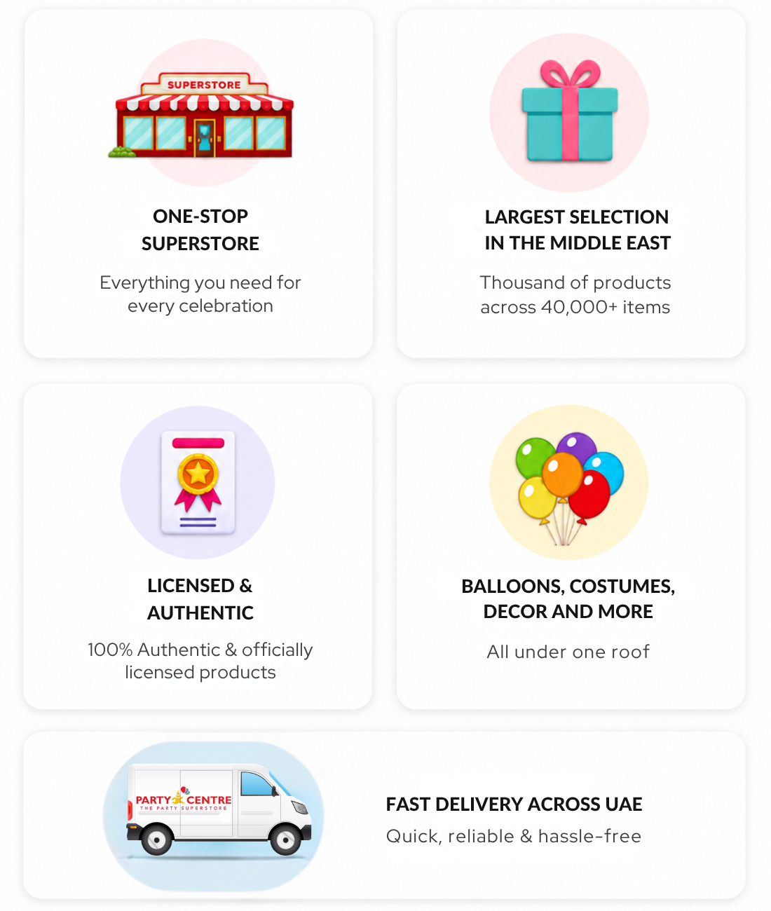 WHY PARTY CENTRE?