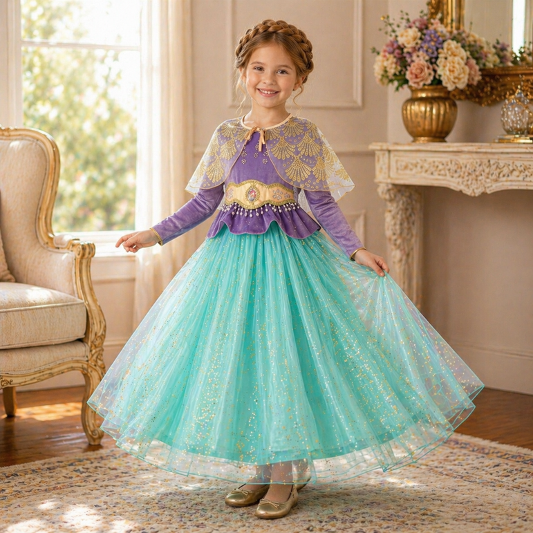 Disney Golden Princess Ariel Prestige Dress Up Costume