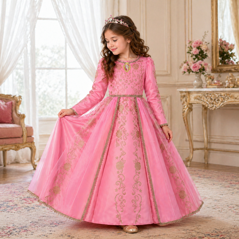 Disney Golden Princess Aurora Prestige Dress Up Costume