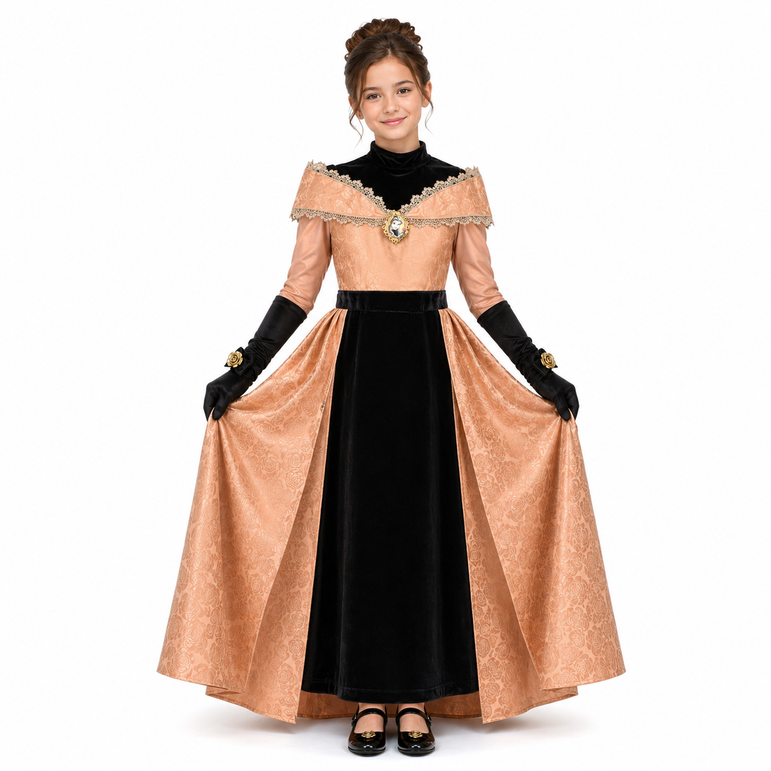 Disney Golden Princess Belle Prestige Dress Up Costume
