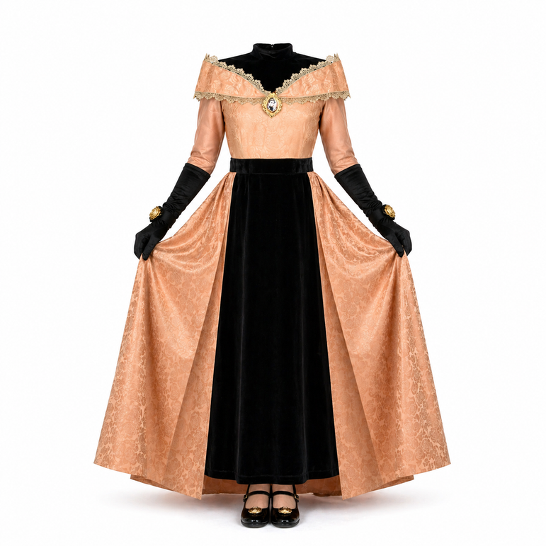 Disney Golden Princess Belle Prestige Dress Up Costume