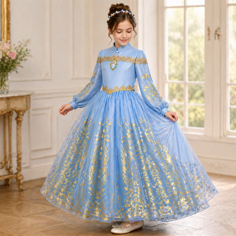 Disney Golden Princess Cinderella Prestige Dress Up Costume