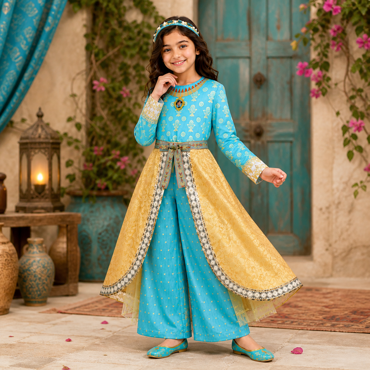 Disney Golden Princess Jasmine Prestige Dress Up Costume