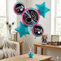Internet Famous Balloon Bouquet, 5pcs Foil Balloon Party Decoration