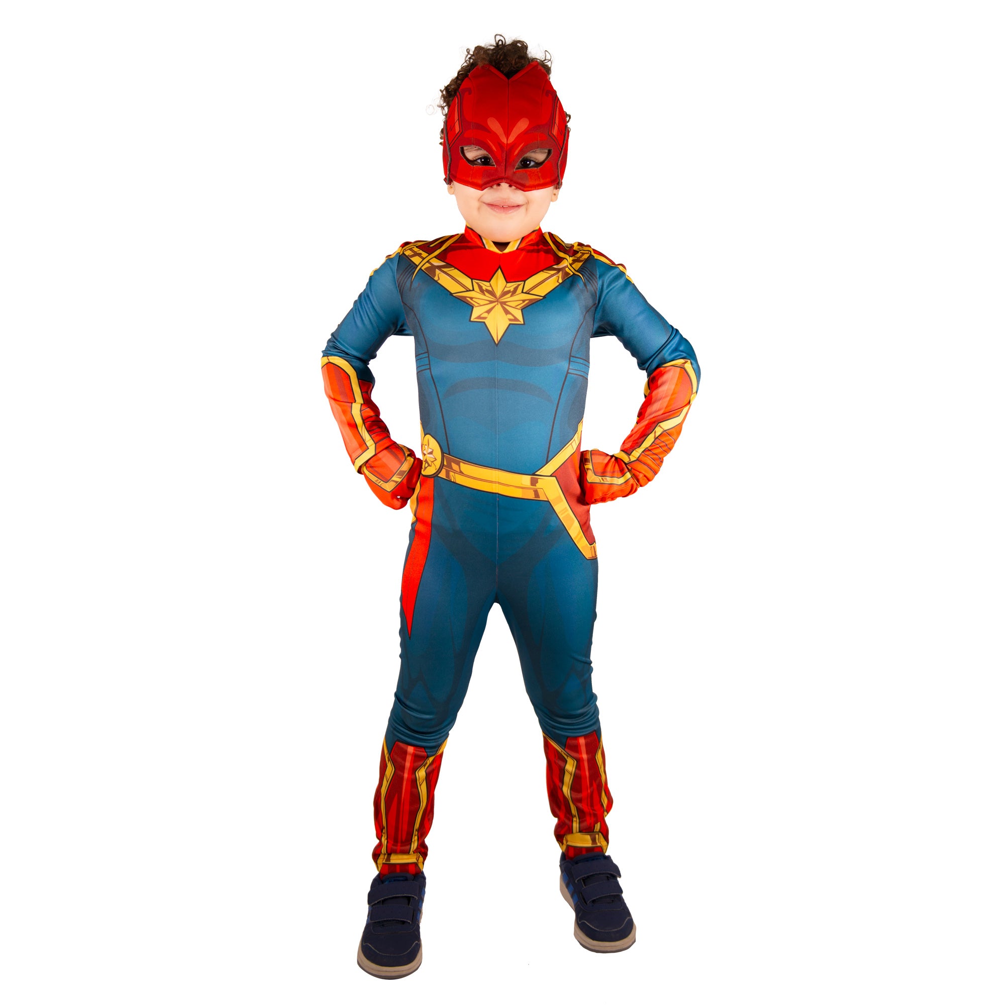 Child Captain Marvel Classic Costume - Party Centre