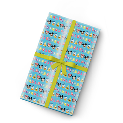 Disney Blue Mickey & Friends Giftwrap