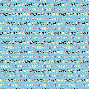 Disney Blue Mickey & Friends Giftwrap - Party Centre