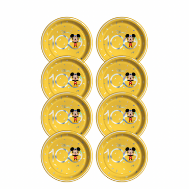 Cute Celebration D100 Mickey & Minnie Plates 9in, 8pcs - Party Centre