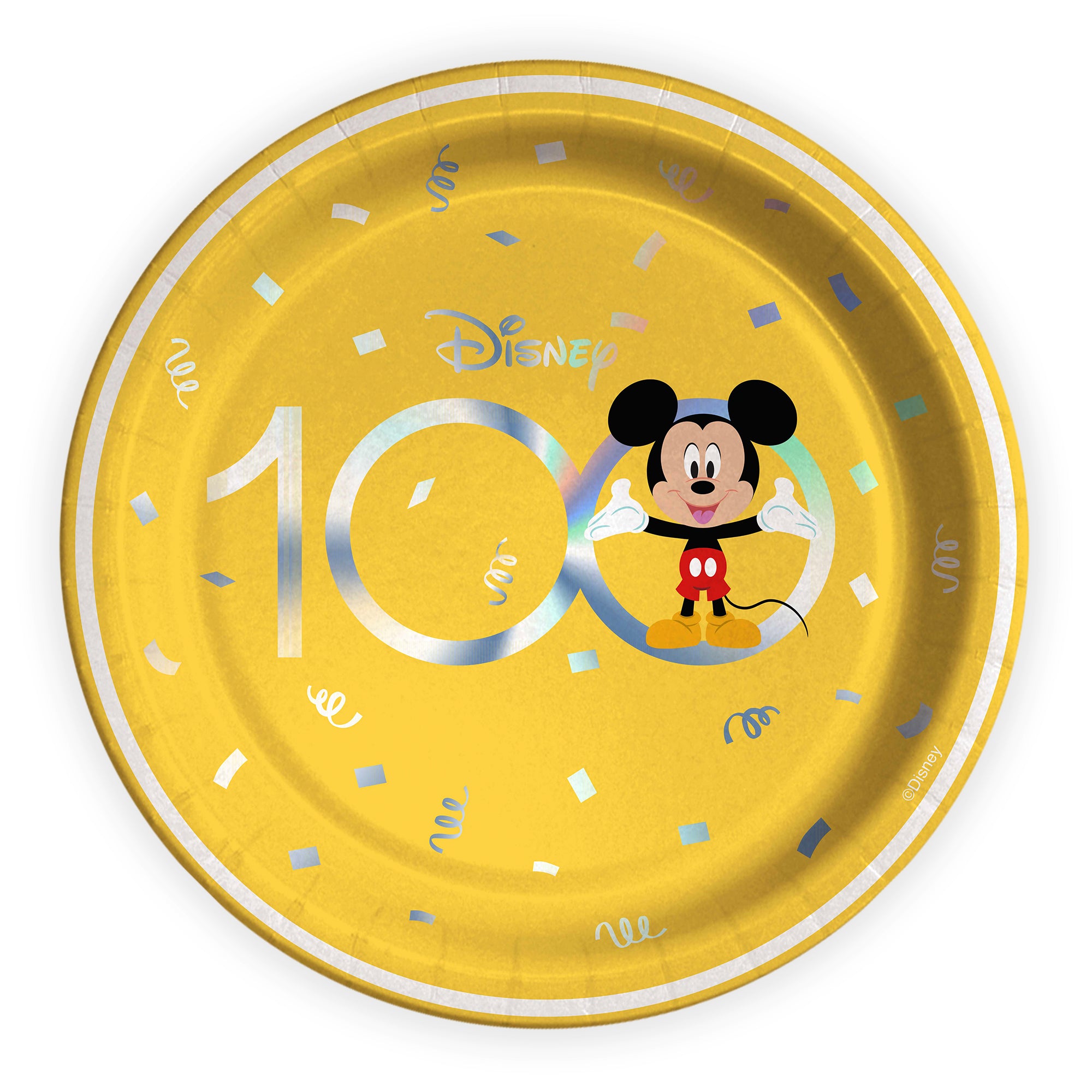 Cute Celebration D100 Mickey & Minnie Plates 9in, 8pcs - Party Centre