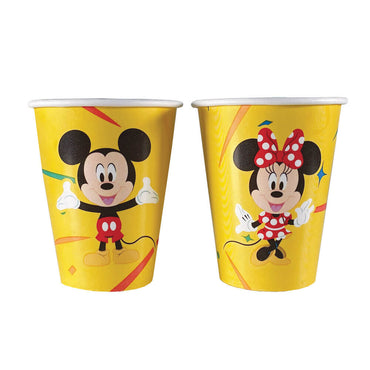 Cute Celebration D100 Mickey & Minnie Cups 9oz, 8pcs - Party Centre