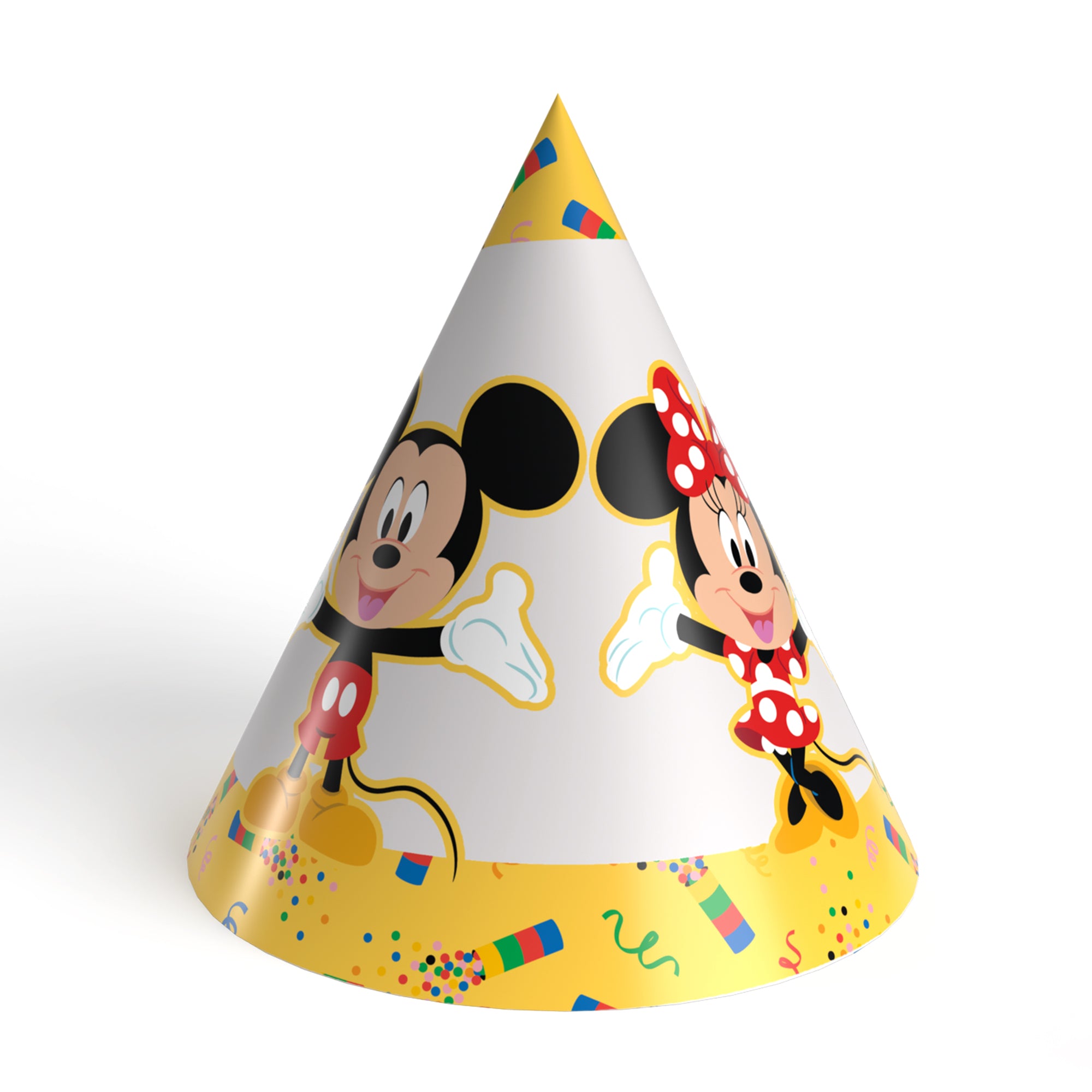 Cute Celebration Disney D100 Mickey & Minnie Hat 8pcs - Party Centre